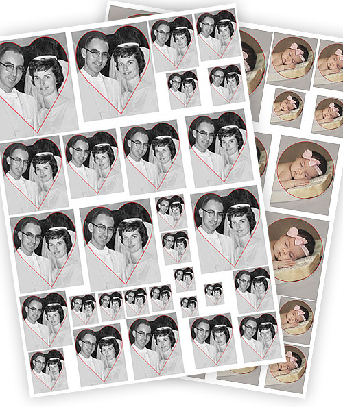Locket size prints from your photo